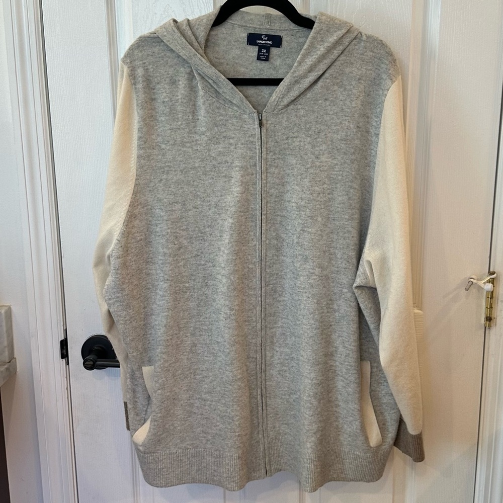 Lands End Cashmere Hoodie